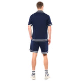 Sergio Tacchini Tito Short Sleeve Polo | Maritime Blue