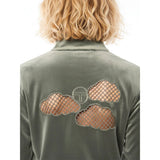 Chaqueta de chándal de velour Nuvola Sergio Tacchini | Verde agave