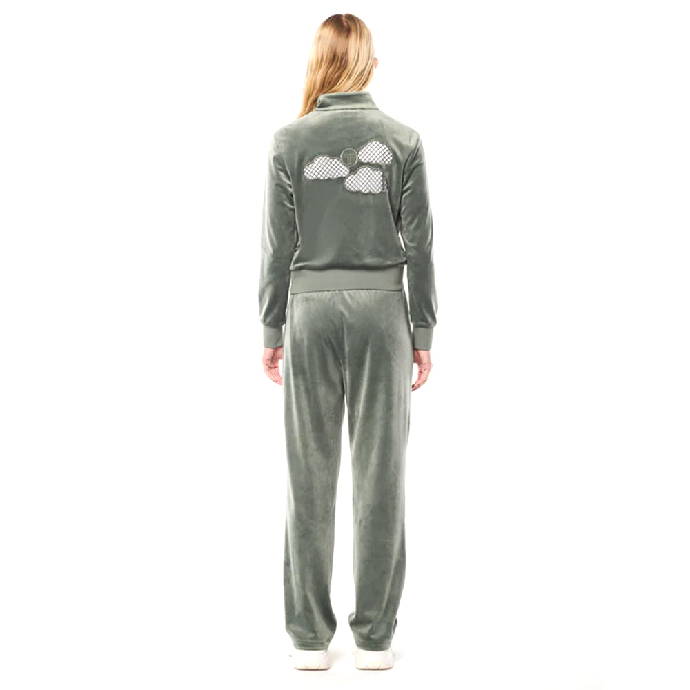 Chaqueta de chándal de velour Nuvola Sergio Tacchini | Verde agave