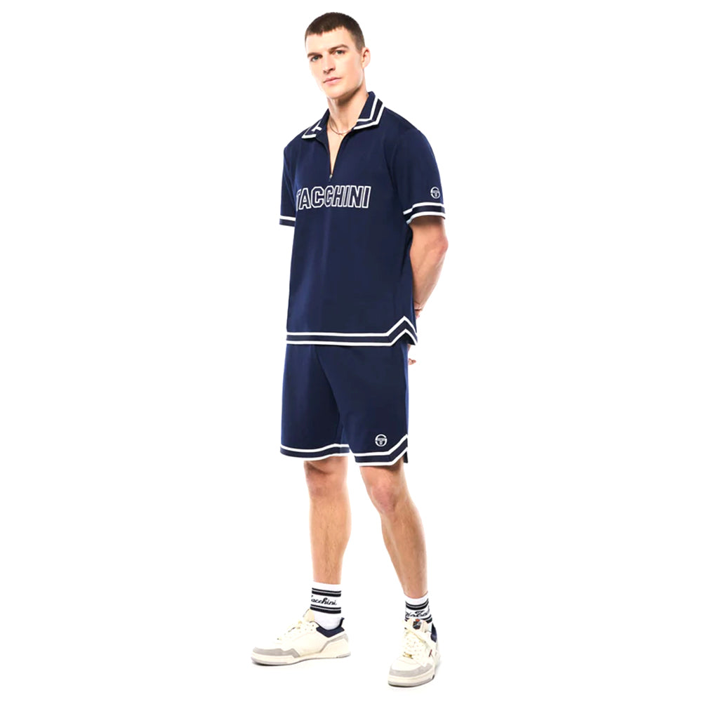 Sergio Tacchini Tito Short Sleeve Polo | Maritime Blue