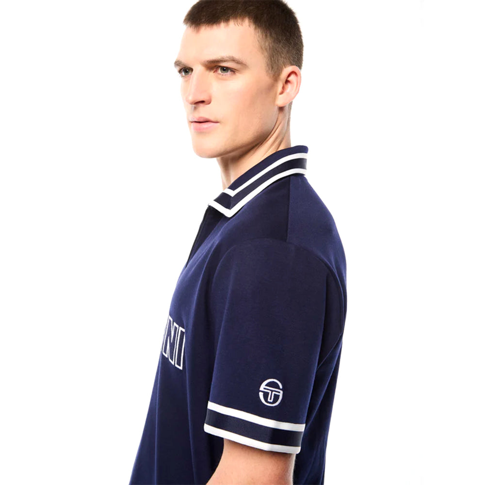 Sergio Tacchini Tito Short Sleeve Polo | Maritime Blue