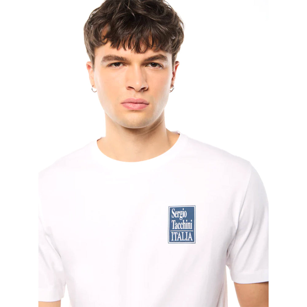 Camiseta Sergio Tacchini Italia | Blanco Brillante