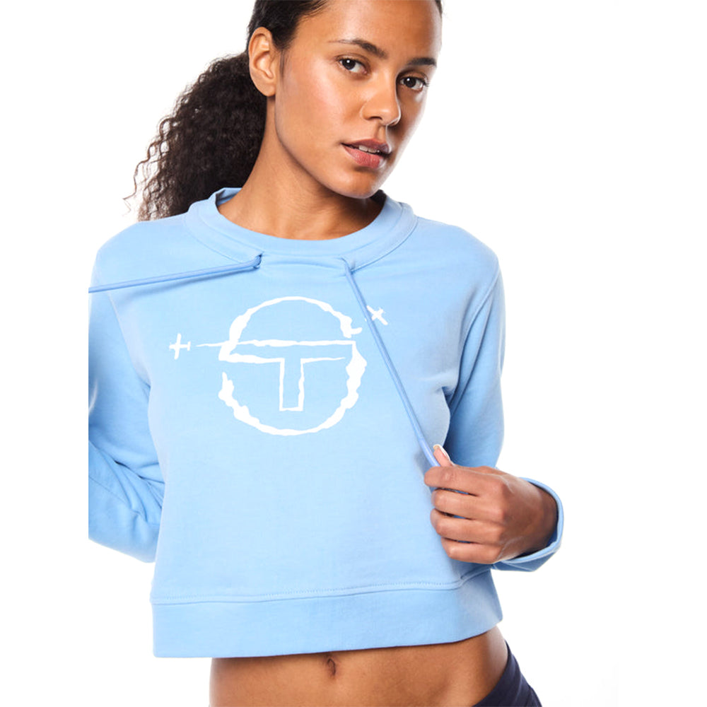 Sudadera Sergio Tacchini Piano con cuello redondo | Azul Della Robbia