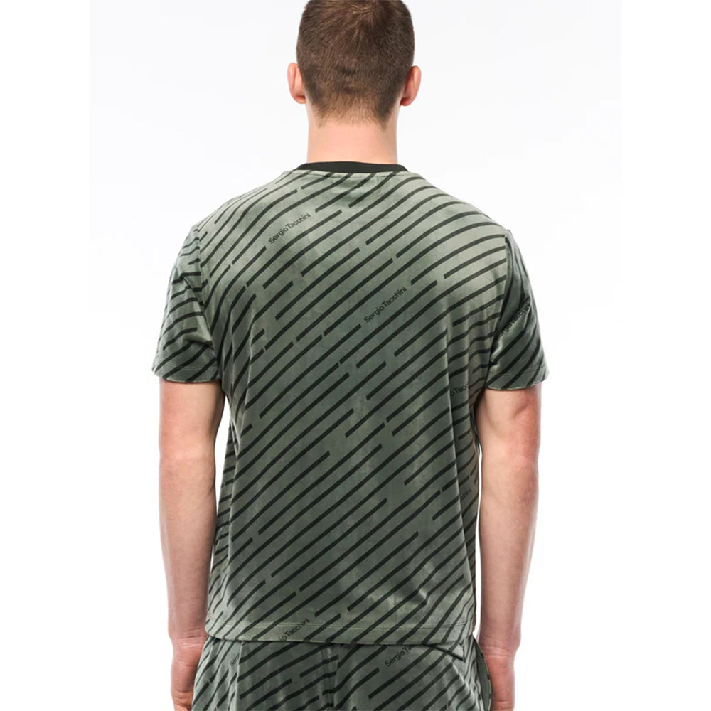 Camisa Obliquo Velour de Sergio Tacchini | Verde Agave