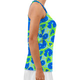 Valor neto de la camiseta sin mangas estilo "racerback" Bella de Picckleball