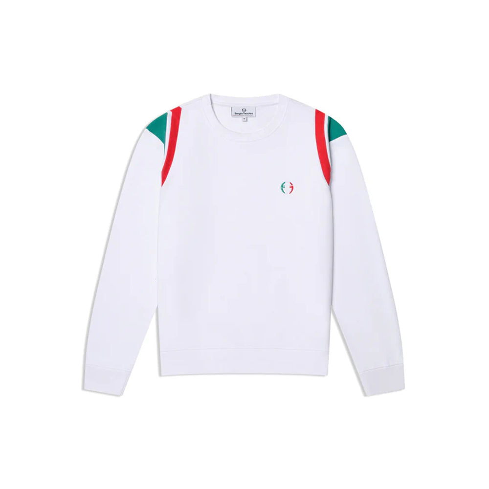 Sergio Tacchini Eredita Crewneck | Blanco Brillante