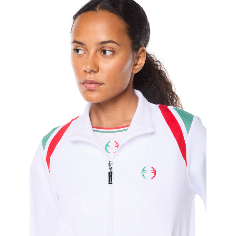 Sergio Tacchini Women's Eredita Track Jacket | Brilliant White