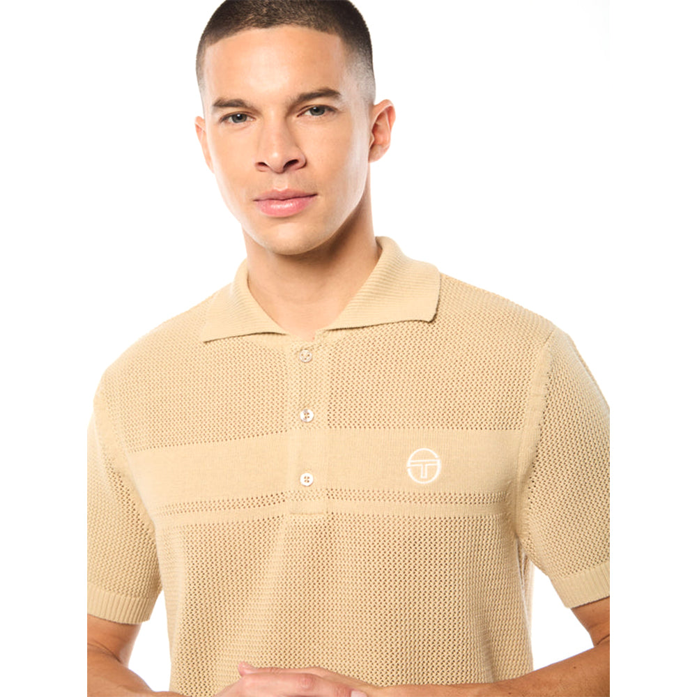 Sergio Tacchini Sabino Knit Polo | Mojave Desert