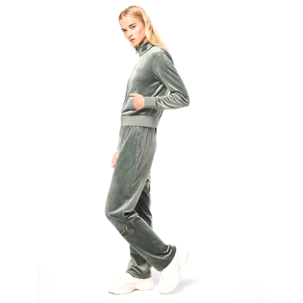 Chaqueta de chándal de velour Nuvola Sergio Tacchini | Verde agave