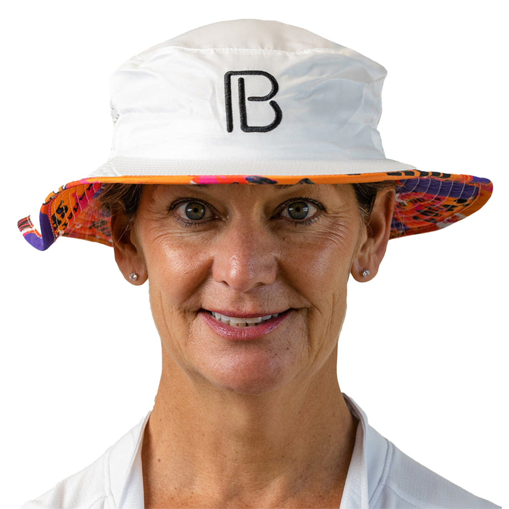 Gorro de pescador Bella de Picckleball con grafitis 3