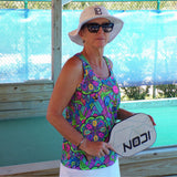 Camiseta de tirantes estilo nadador Bella de pádel Groovy
