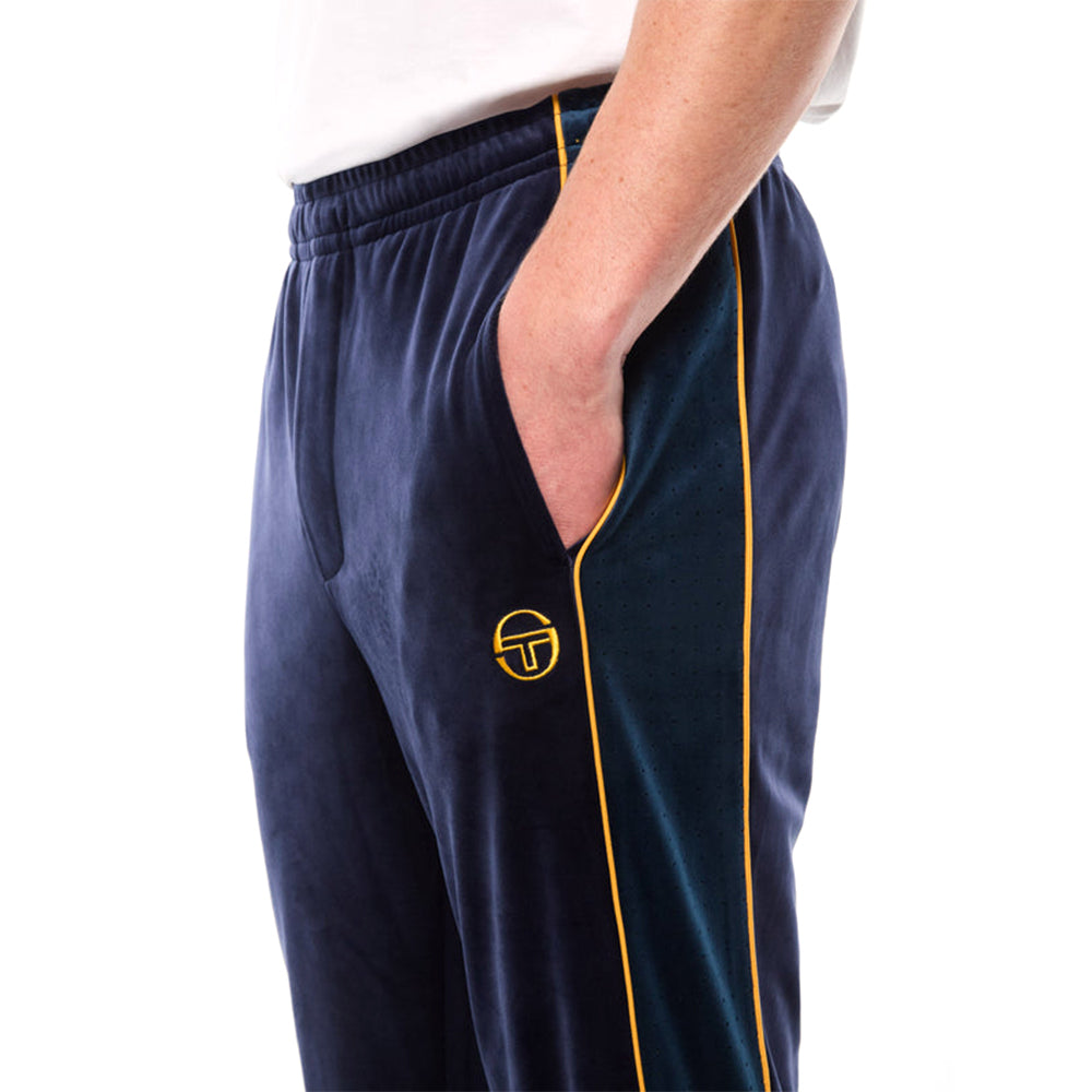Pantalón de chándal Sergio Tacchini Forato Velour | Azul marino