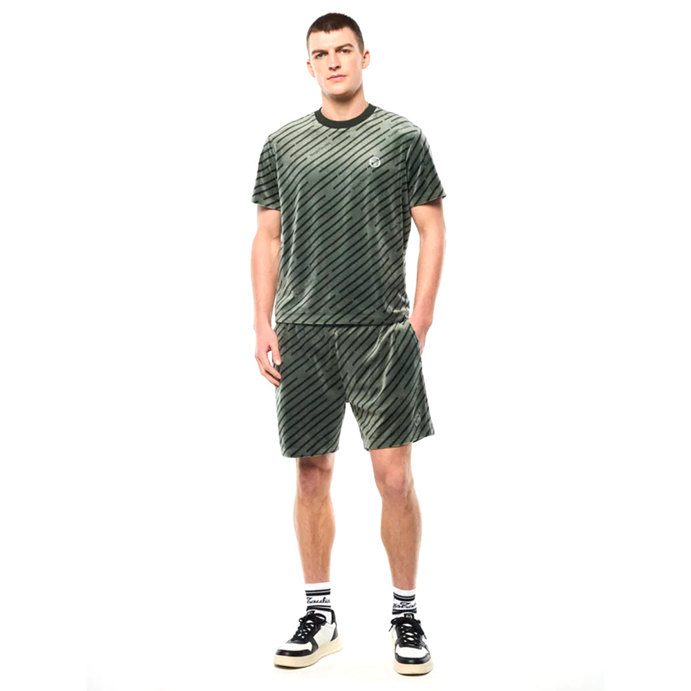 Camisa Obliquo Velour de Sergio Tacchini | Verde Agave