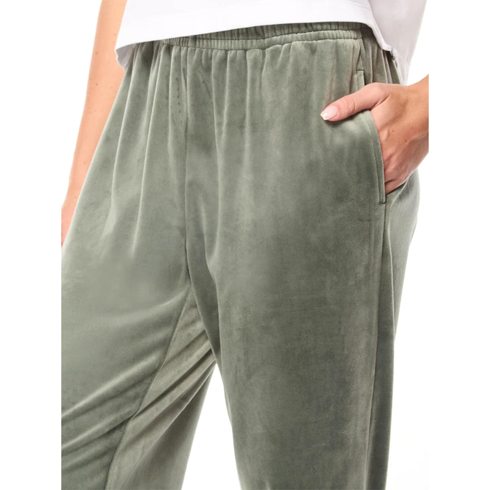 Pantalón de chándal de velour Nuvola de Sergio Tacchini | Verde agave