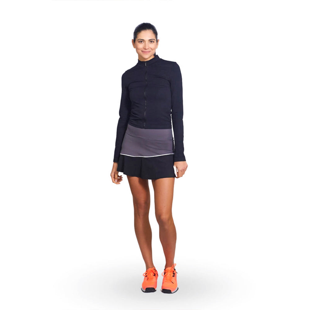BB Sport Top Selene de Largo Medio Gris Oscuro