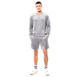 Sergio Tacchini Bandiera Debossed Velour Crewneck | Sleet