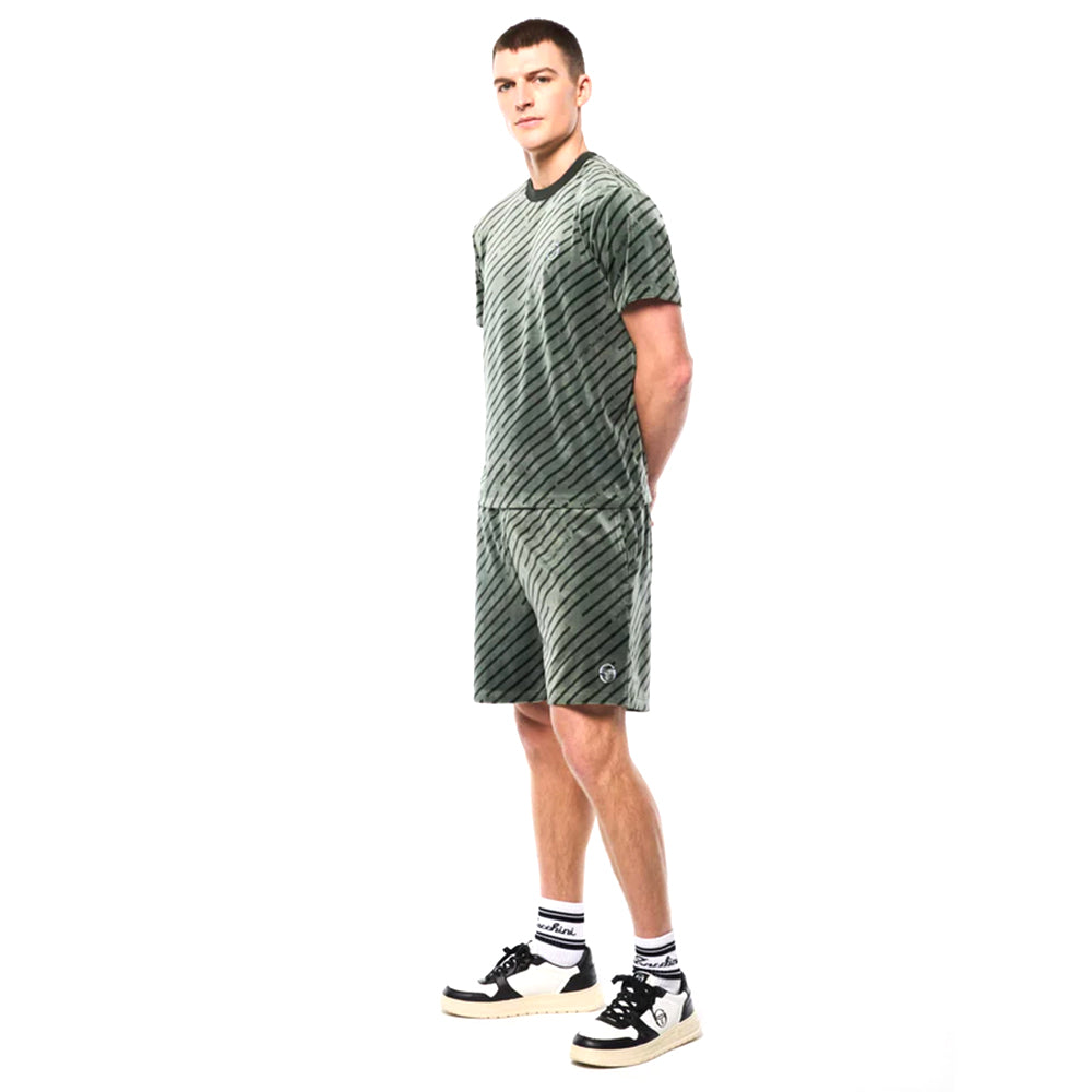 Camisa Obliquo Velour de Sergio Tacchini | Verde Agave