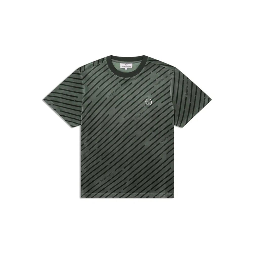 Camisa Obliquo Velour de Sergio Tacchini | Verde Agave
