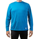 Camiseta de manga larga azul Mykonos para hombre Picckleball Bella