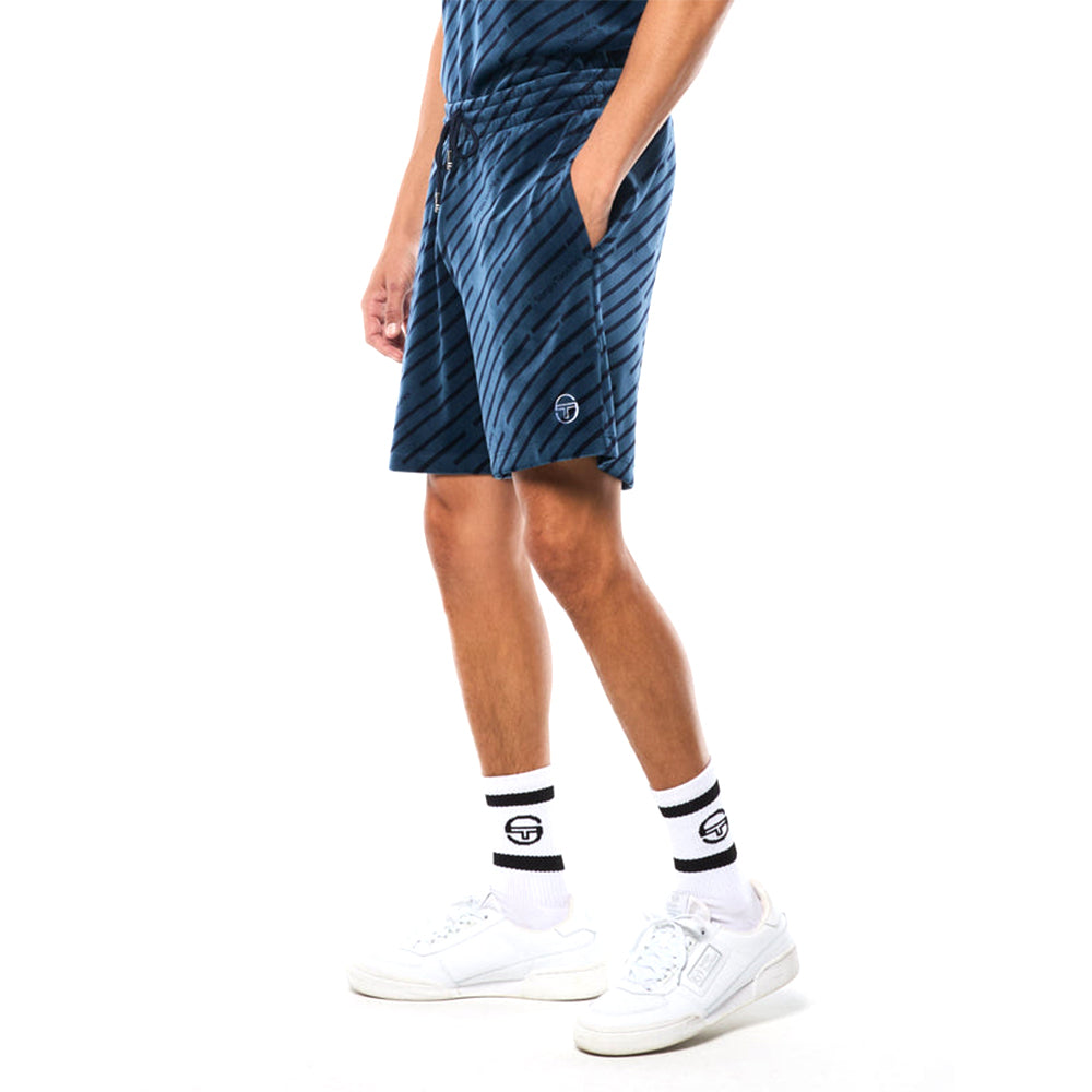 Sergio Tacchini Obliquo Velour Short | Key Largo