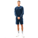 Sergio Tacchini Obliquo Velour Crewneck | Key Largo