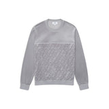 Sergio Tacchini Bandiera Debossed Velour Crewneck | Sleet
