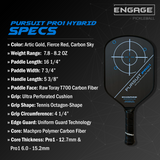 Engage Pickleball Pursuit Pro1 6.0 Hybrid