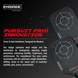 Pala de pickleball Engage Pickleball Pursuit Pro1 Innovation 12.7mm
