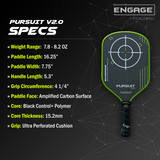 Paleta de Pickleball Engage Pickleball Pursuit V2.0