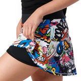 Queen Of The Court Kapow Swing Tennis Skirt