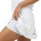 Queen Of The Court Gin Fizz Swing Skirt