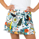 Queen Of The Court Tattoo Swing Skirt