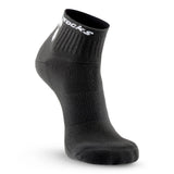 Athletic Socks with Grips - 1/4 Crew - Black