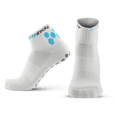 GripSocks for Tennis - 1/4 Crew Height - Gray