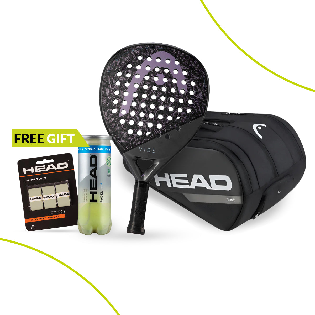 Head Starter Padel Bundle | Racket + Bag + Free Gifts