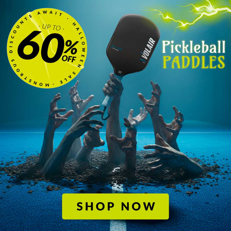 pickleball paddles banner