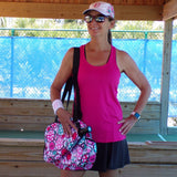 Camiseta de tirantes Picckleball Bella Racerback Rosa