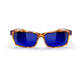Reks Tortoise Rectangle Prescription Polycarbonate Sunglasses