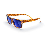 Reks Tortoise Rectangle Prescription Polarized Polycarbonate Sunglasses