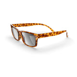 Reks Tortoise Rectangle Prescription Polarized Polycarbonate Sunglasses