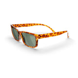 Reks Tortoise Rectangle Prescription Polycarbonate Sunglasses