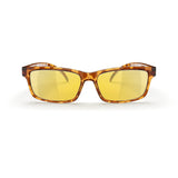 Reks Tortoise Rectangle Prescription Polycarbonate Sunglasses