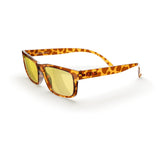 Reks Tortoise Rectangle Prescription Polycarbonate Sunglasses
