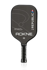 Rokne Pickleball Paddle Republic 3.16 - Raw Carbon Fiber