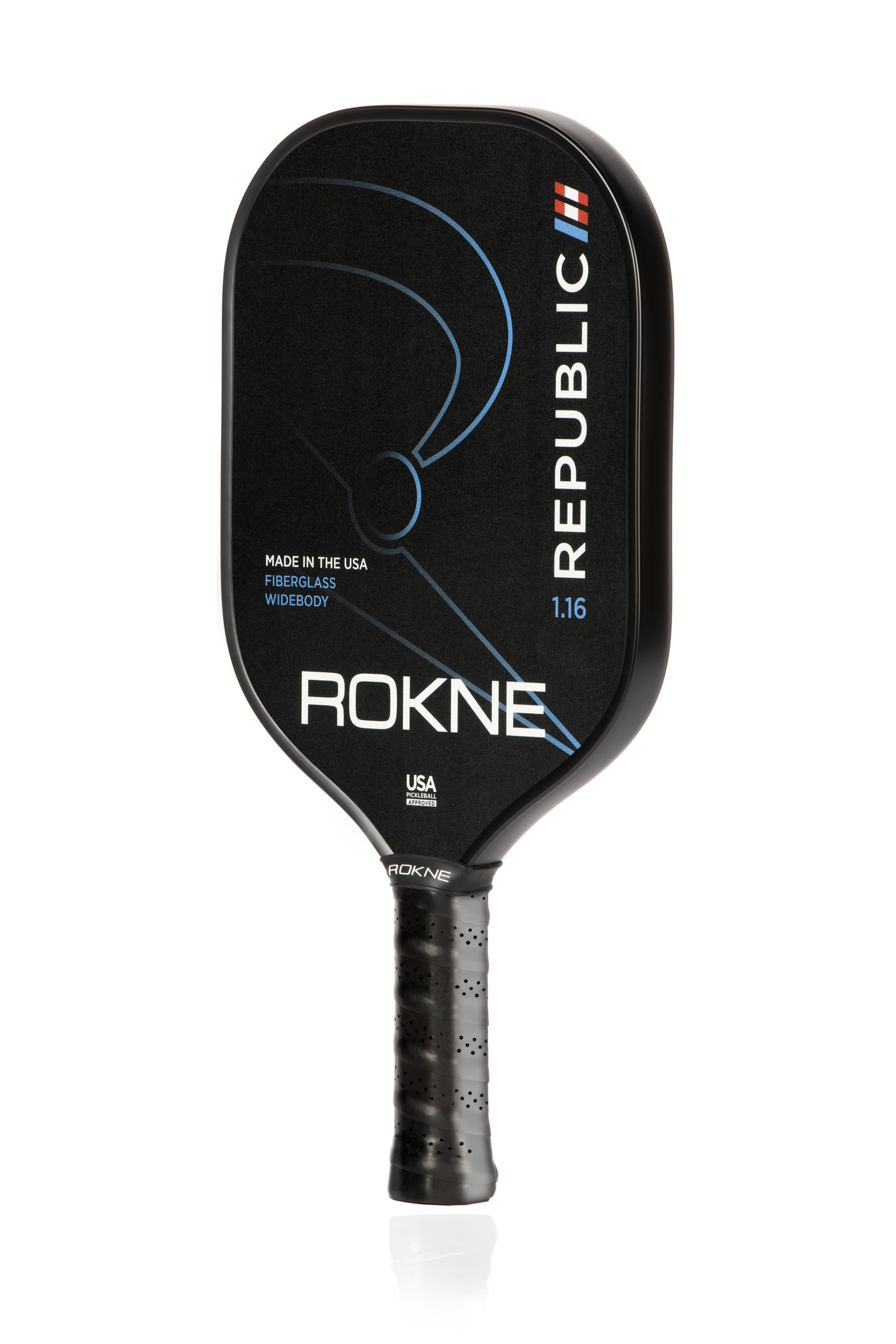 Rokne Pickleball Paddle Republic 1.16 - Isotropic Fiberglass