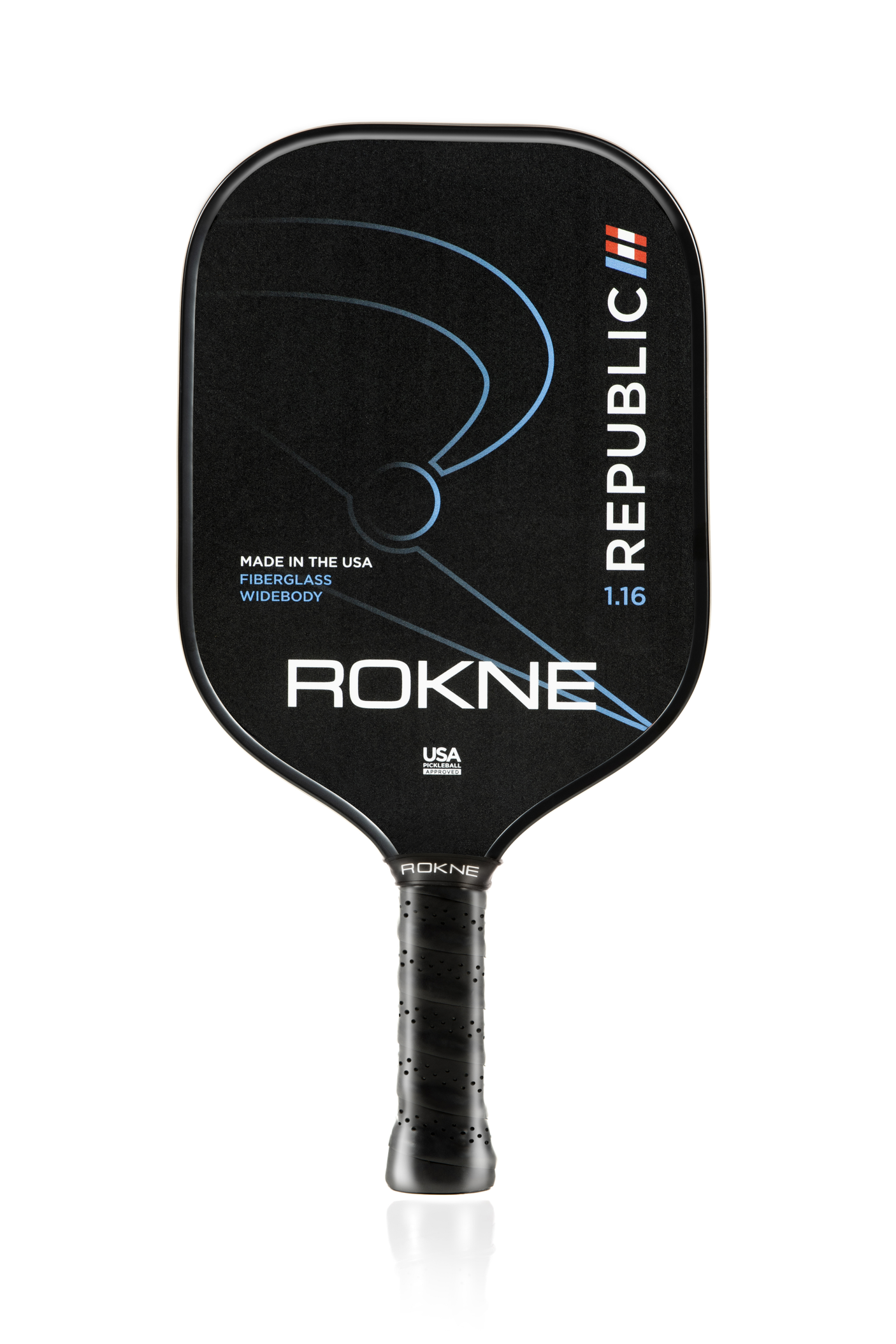 Rokne Pickleball Paddle Republic 1.16 - Isotropic Fiberglass