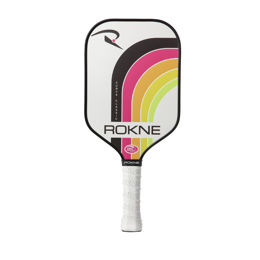 Rokne Pickleball Paddle Curve Classic - Electric Citrus