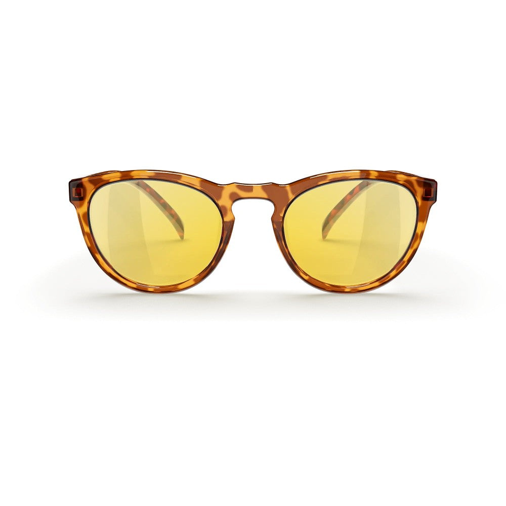 Reks Tortoise Round Prescription Polycarbonate Sunglasses