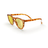 Reks Tortoise Round Prescription Polycarbonate Sunglasses