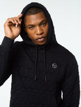 Sergio Tacchini Aversa Quilted Hoodie - Black Beauty